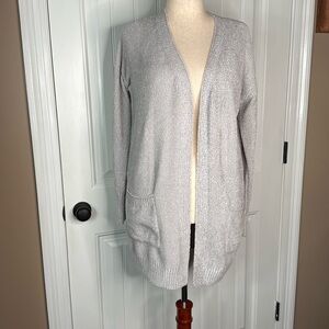Rachel Zoe Soft and Stretchy grey open cardigan Size S